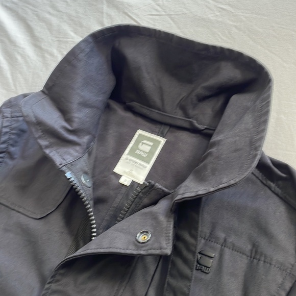 G-Star - Men’s Lightweight Black Trench, Size Small - Picture 3 of 8